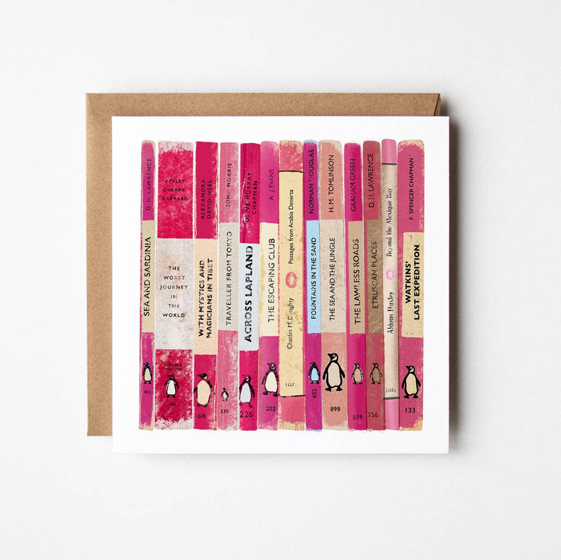 Penguin Travel Greetings Card