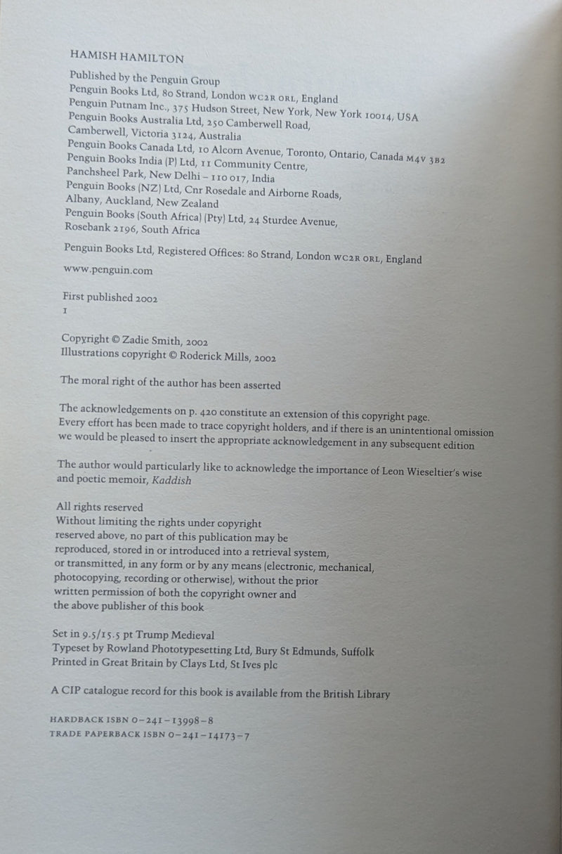 The Autograph Man - Zadie Smith