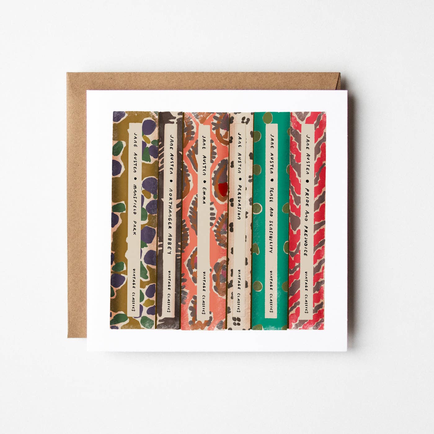 Jane Austen Greetings Card